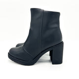 Beira Rio 9088-101 Block Heel Ankle Boot in Black