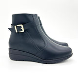 Modare 7085-101 Flat Ankle Boot in Black