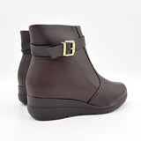 Modare 7085-101 Flat Ankle Boot in Coffee