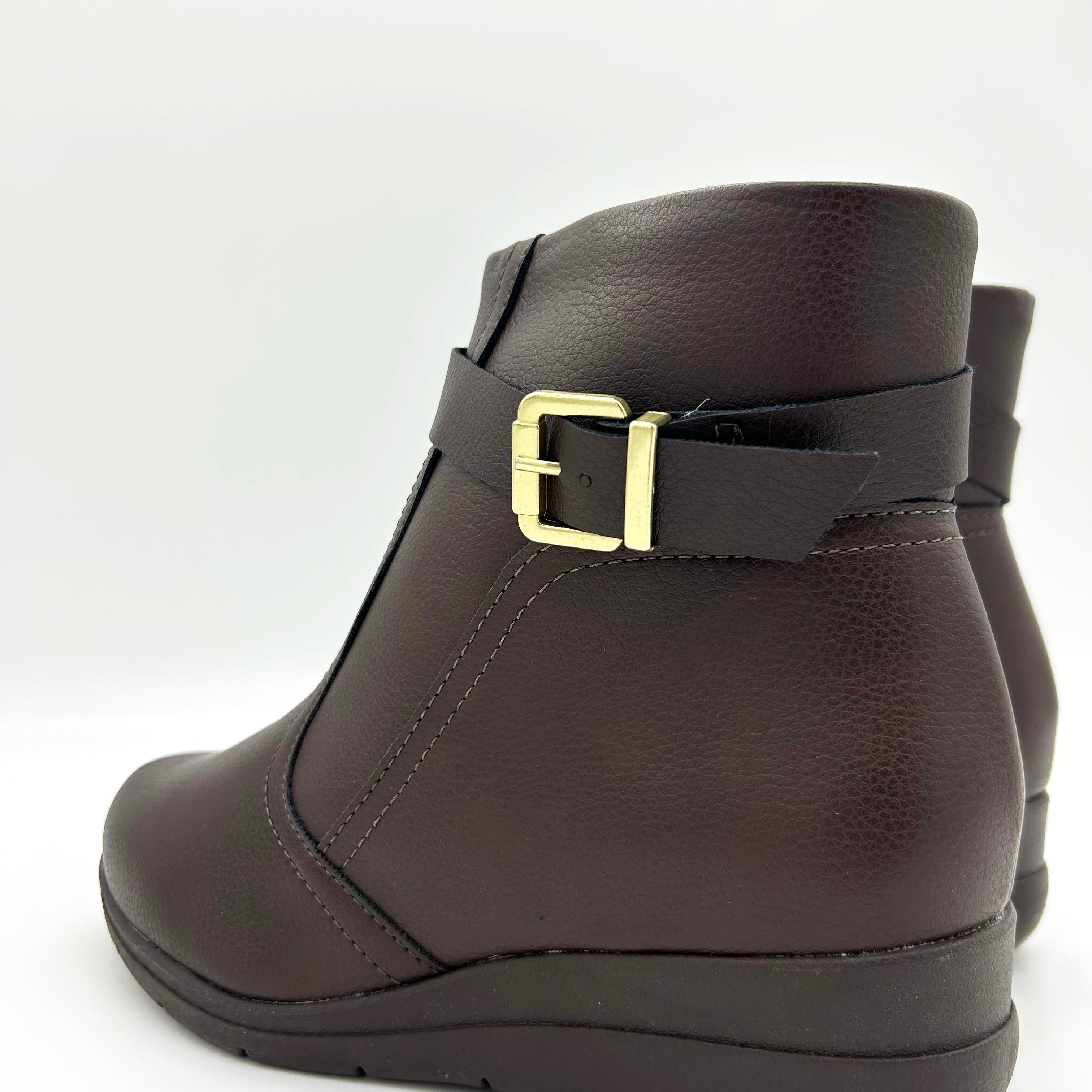 Modare 7085-101 Flat Ankle Boot in Coffee