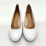 Beira Rio 4777-409 Low Heel Pump in White Napa