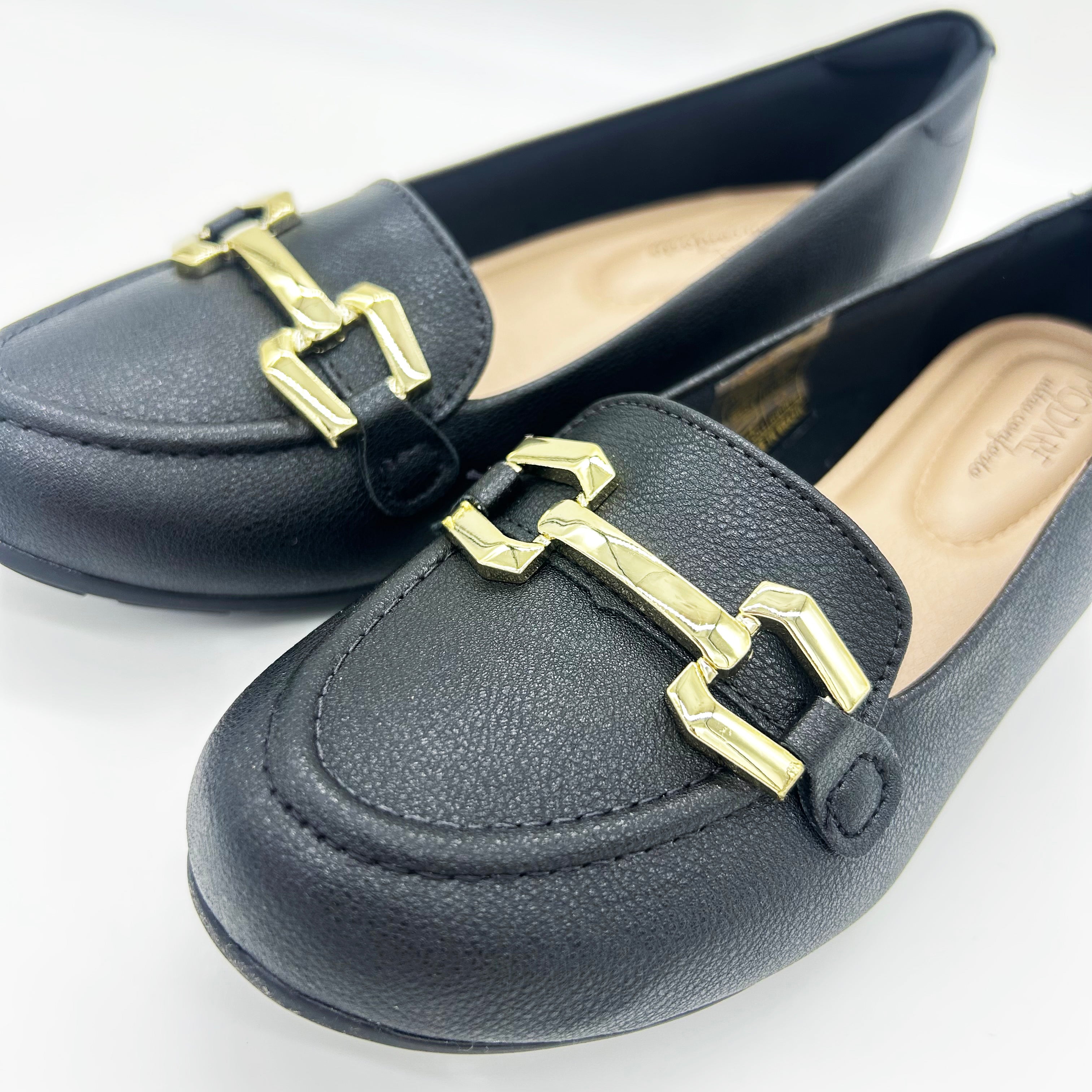 Modare 7032-542 Low Heel Loafer in Black