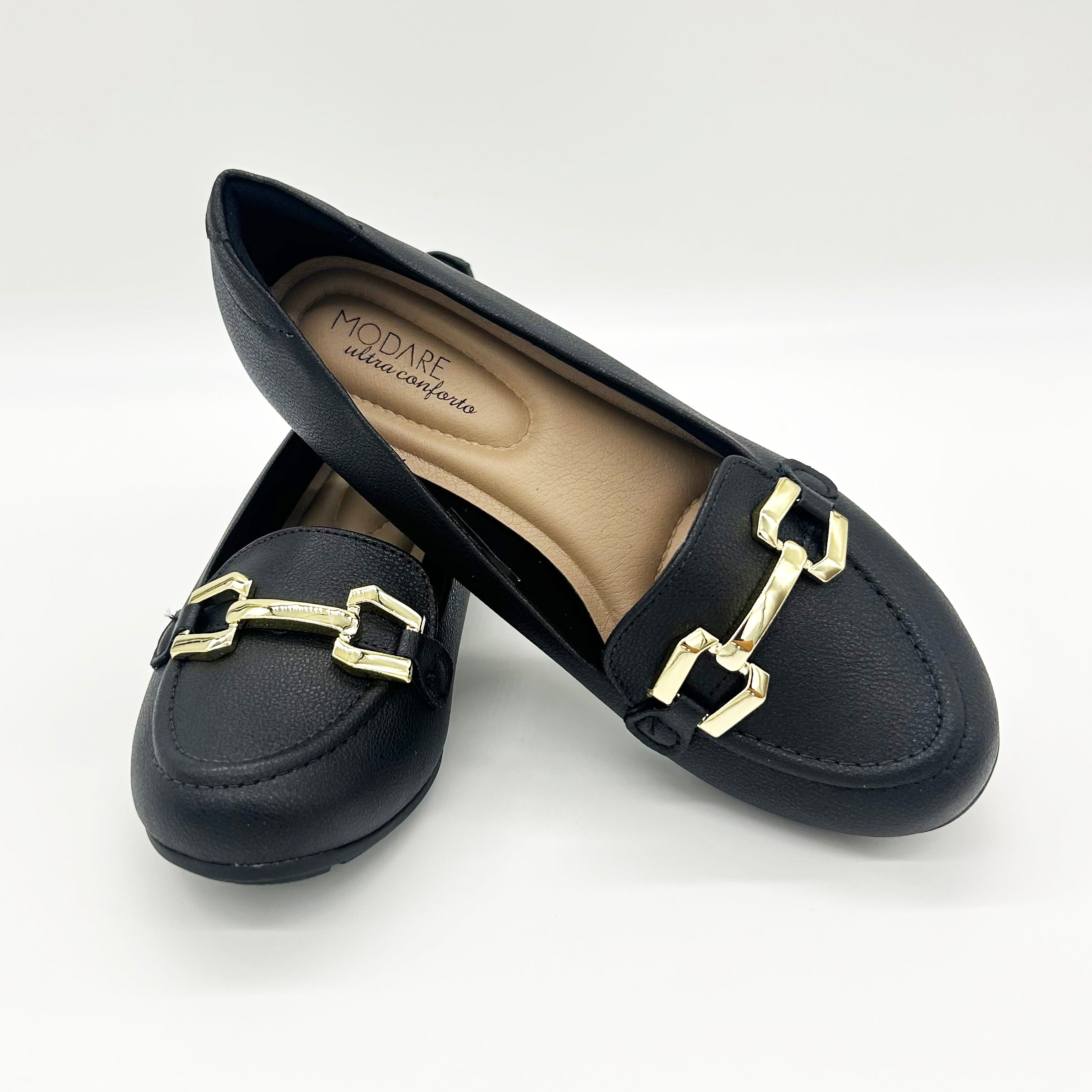 Modare 7032-542 Low Heel Loafer in Black