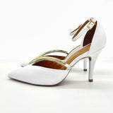 Vizzano 1184-1198 Poity Toe Pump in White