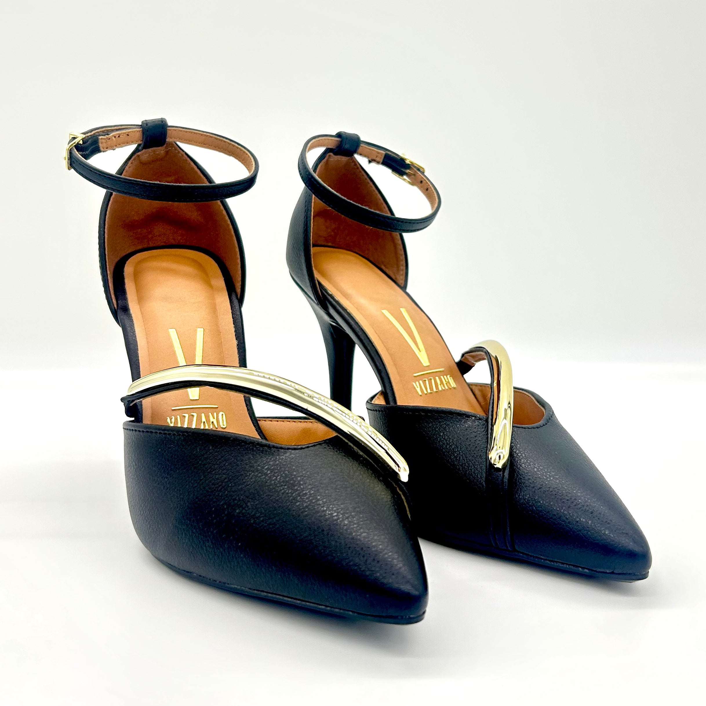 Vizzano 1184-1198 Poity Toe Pump in Black