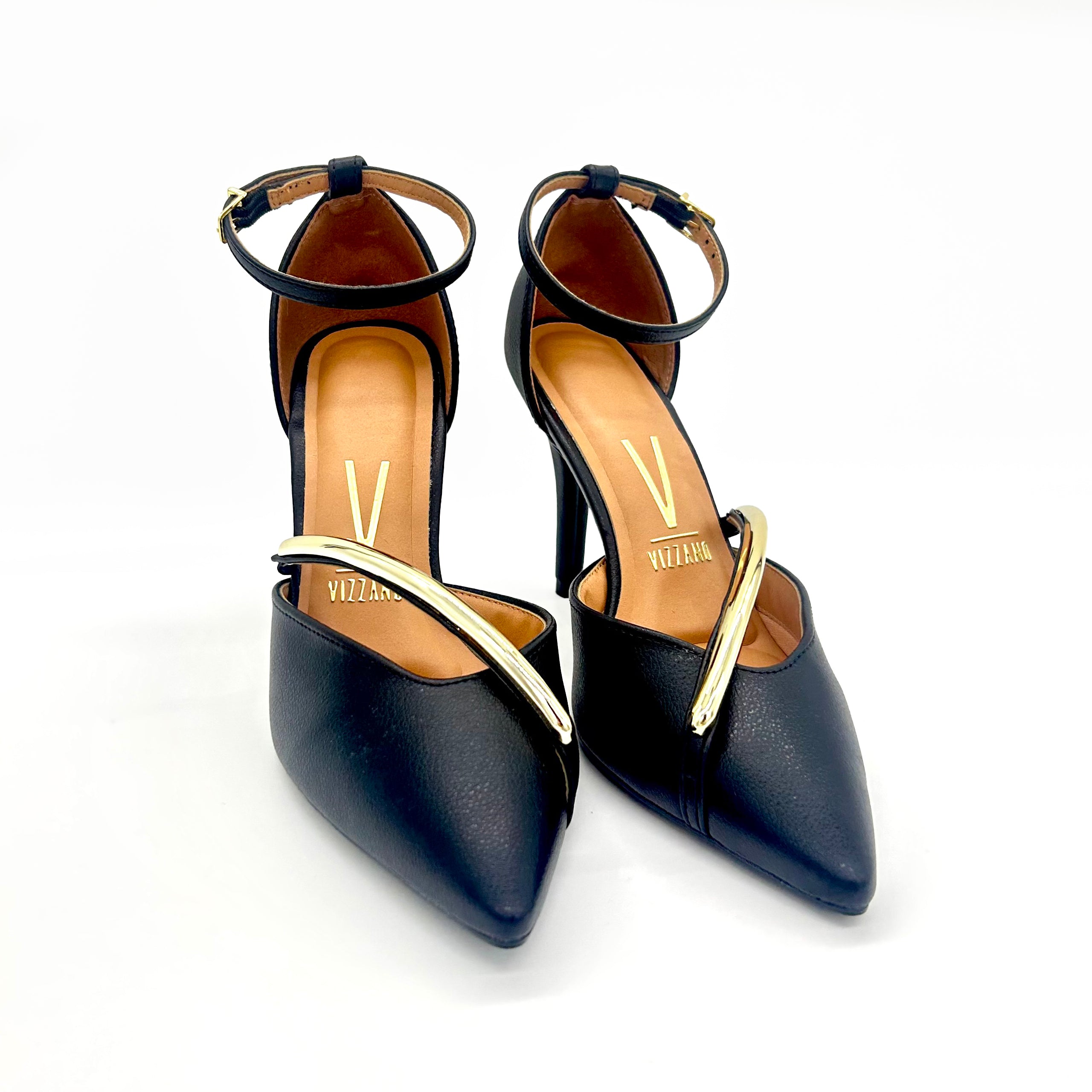 Vizzano 1184-1198 Poity Toe Pump in Black