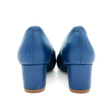 Beira Rio 4777-409 Low Heel Pump in Navy Napa