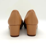 Beira Rio 4777-409 Low Heel Pump in Nude Napa