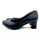 Beira Rio 4777-409 Low Heel Pump in Black Napa