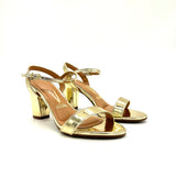 Vizzano 6262-474 Block Heel Sandal in Gold