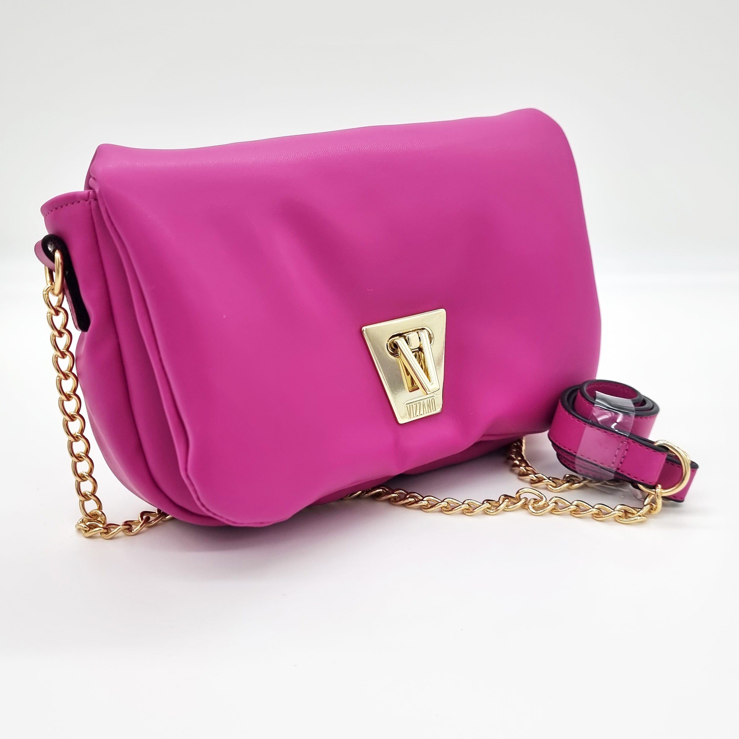 Vizzano 10078-1 Puffed Shoulder Bag in Magenta
