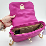 Vizzano 10078-1 Puffed Shoulder Bag in Magenta