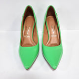 Vizzano 1184-1101 Pointy Toe Pump in Mint Patent