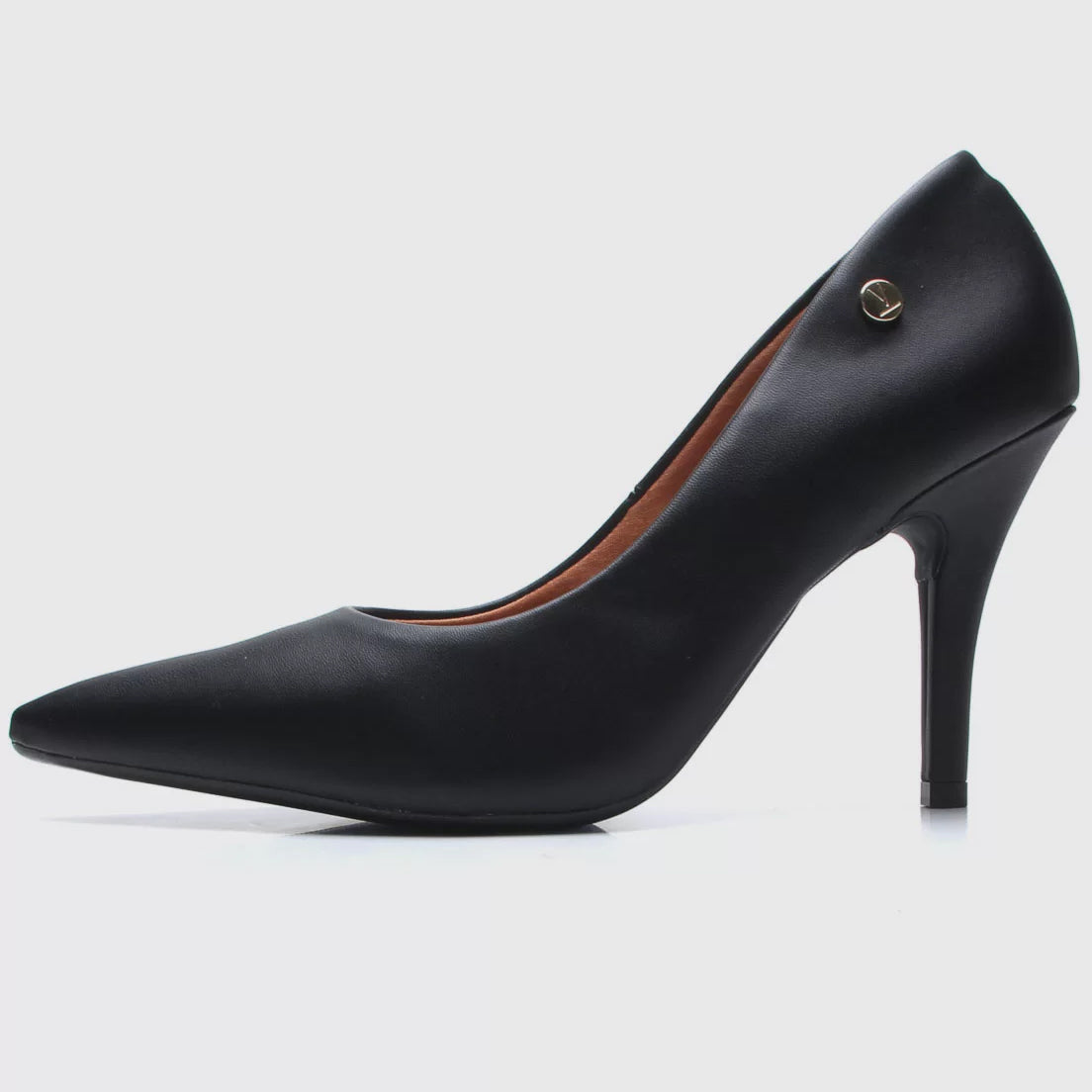 Vizzano 1184-1101 Pointy Toe Pump in Black Napa