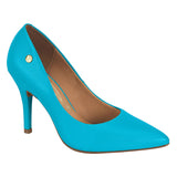 Vizzano 1184-1101 Pointy Toe Pump in Blue Aqua Napa
