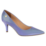 Vizzano 1185-702 Pointy Toe Pump in Pearlescent Blue