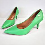 Vizzano 1185-702 Pointy Toe Pump in Mint Napa