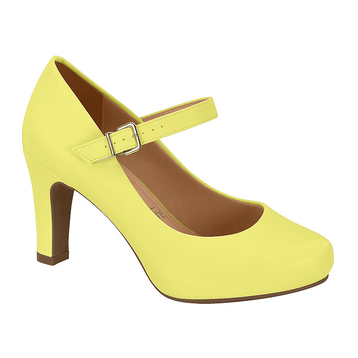 Vizzano 1840-318 Mary-Jane Pump in Sicilian Yellow Napa