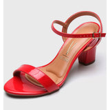 Vizzano 6262-474 Block Heel Sandal in Red Patent