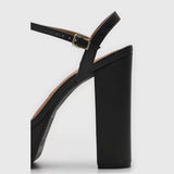 Vizzano 6282-455 High Heel Platform Sandal in Black