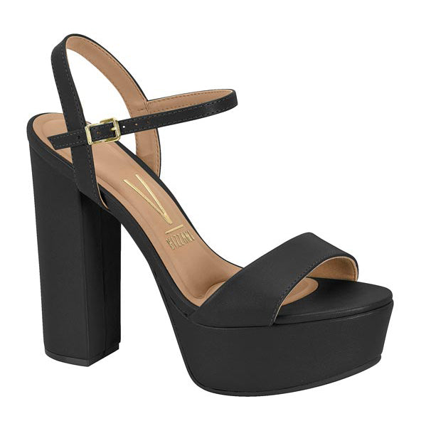 Vizzano 6282-455 High Heel Platform Sandal in Black