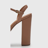 Vizzano 6282-455 High Heel Platform Sandal in Nude