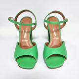 Vizzano 6403-203 Block Heel Sandal in Mint Napa