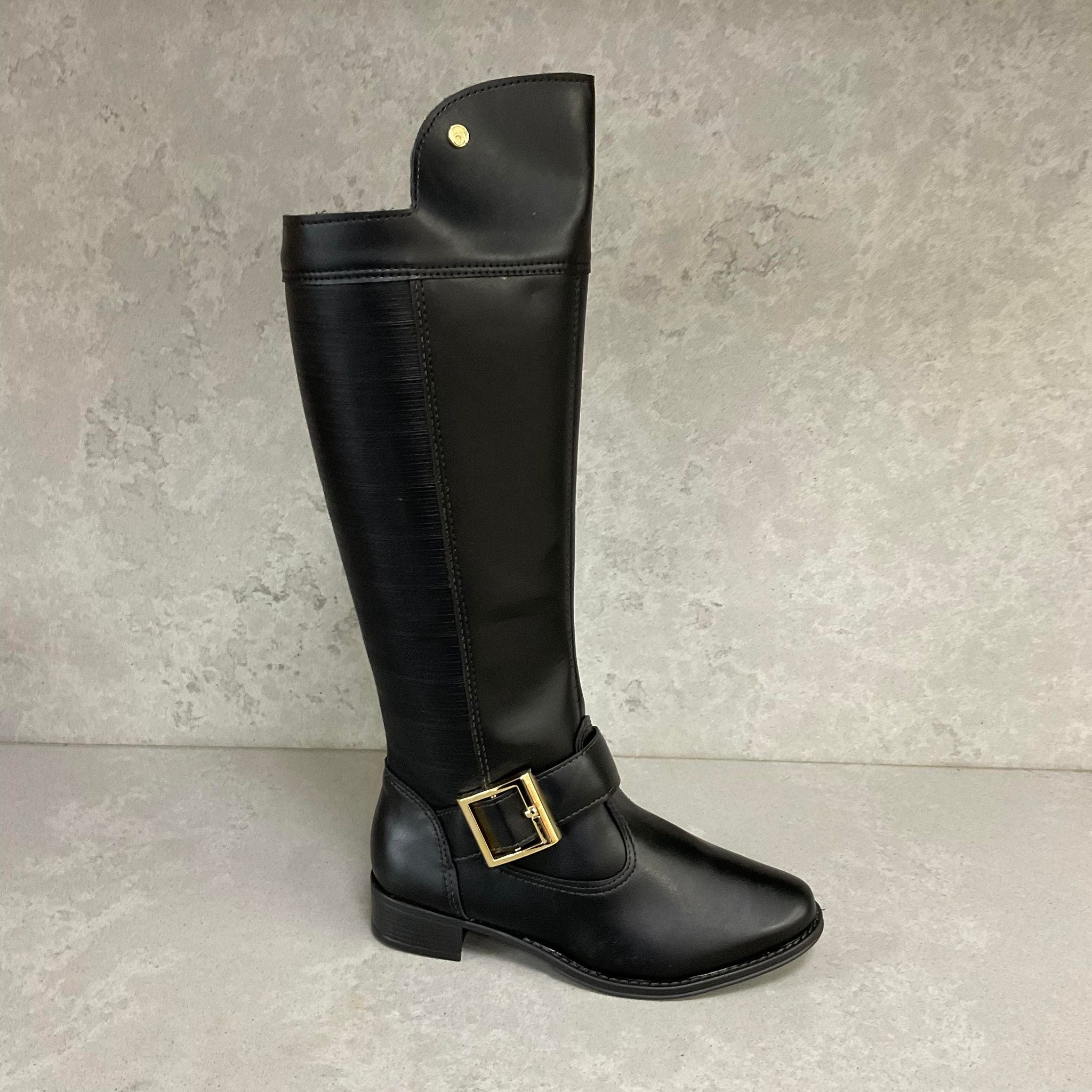 Beira Rio 9045-241 Riding Boot in Black