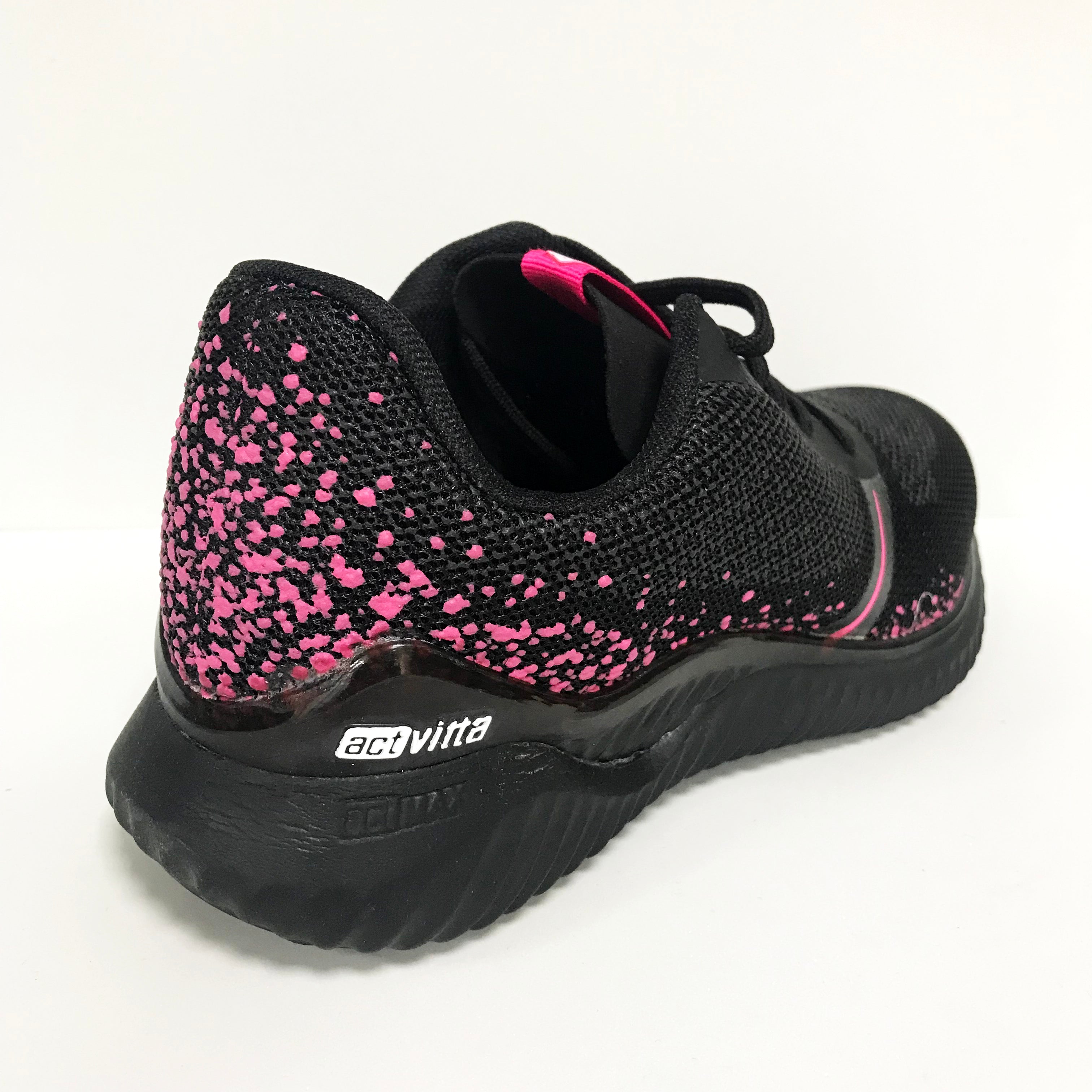 Actvitta 4802-114 Lace up Sneaker in Black