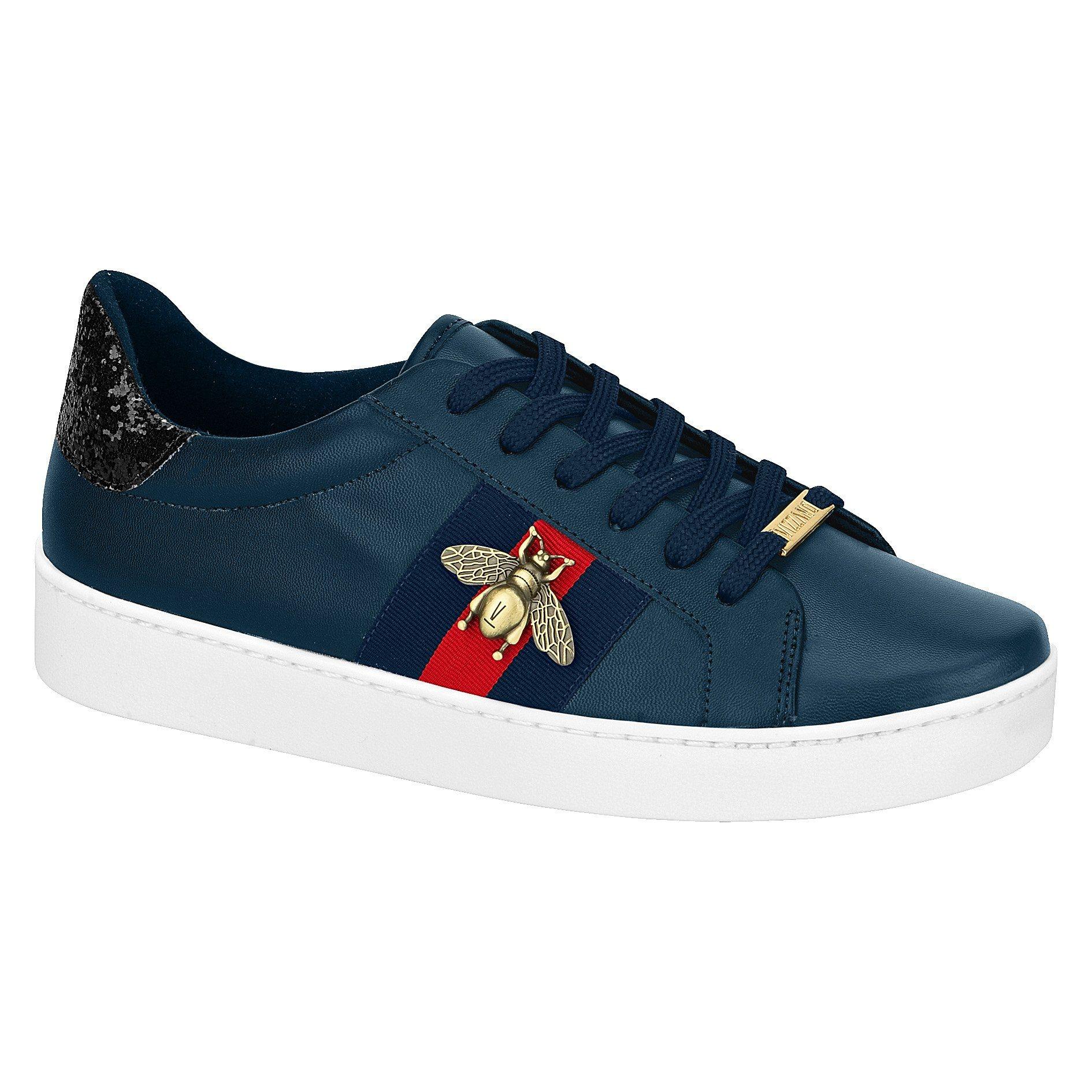 Vizzano 1214 260 Bumble Bee Sneaker in Navy Napa