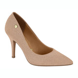 Vizzano 1184-1101 Pointy Toe Pump in Rose Gold Glitter