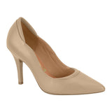 Vizzano 1184-1169 Pointy Toe Pump in Beige Napa