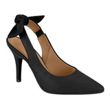 Vizzano 1184-1177 Pointy Toe Slingback Pump in Black Napa