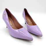 Vizzano 1185-702 Pointy Toe Pump in Lilac Patent