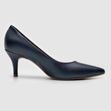 Vizzano 1185-702 Pointy Toe Pump in Navy Napa