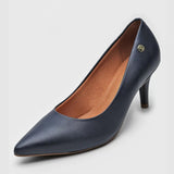 Vizzano 1185-702 Pointy Toe Pump in Navy Napa