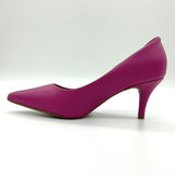 Vizzano 1185-702 Pointy Toe Pump in Magenta Napa