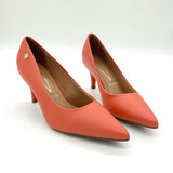 Vizzano 1185-702 Pointy Toe Pump in Orange Napa