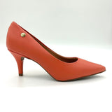 Vizzano 1185-702 Pointy Toe Pump in Orange Napa