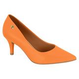 Vizzano 1185-702 Pointy Toe Pump in Orange Napa