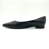 Vizzano 1206-200 Pointy Toe Flat in Black Croc