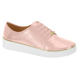 Vizzano 1214-105 Gold Rim Sneaker in Pastel Pink Patent