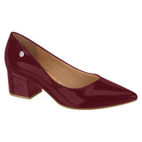 Vizzano 1220-315 Block Heel Pump in Wine Patent