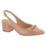 Vizzano 1220-360 Block Heel Slingback Pump in Nude
