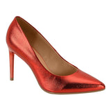 Vizzano 1344-200 Pointy Toe Pump in Red Metal