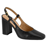 Vizzano 1428-101 Block Heel Slingback Pump in Black