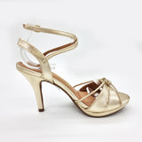 Vizzano 6210-1133 High Heel Strappy Sandal in Golden Napa