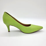 Vizzano 1185-702 Pointy Toe Pump in Pistachio Napa