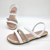 Beira Rio 8367-641 Flat Sandal in White