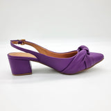 Vizzano 1220-358 Block Heel Slingback Pump in Violet